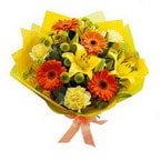 Ankara çiçek gönder firması şahane ürünümüz Kır çiçekleri ve gerbara buketi